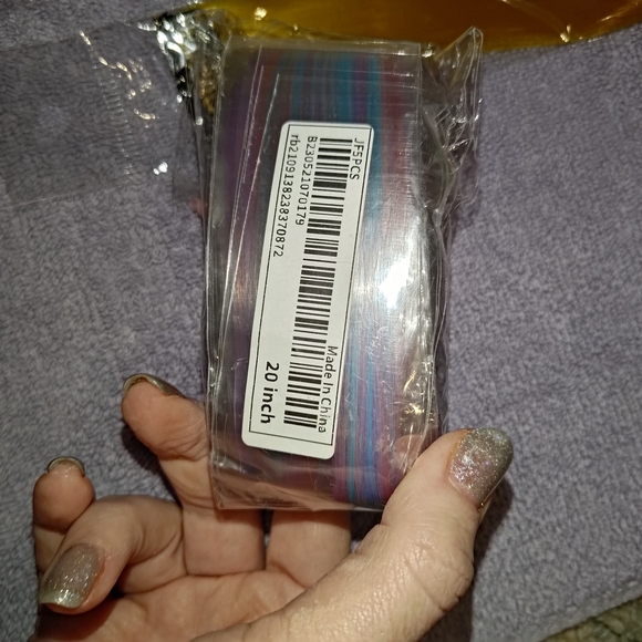 Colorful Hair Extensions Set - Picture 4 of 5